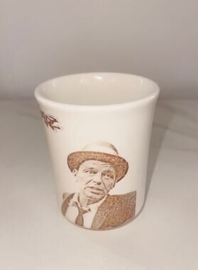 Rare Syracuse China Frank Sinatra Mugshot Coffee Mug Dead
